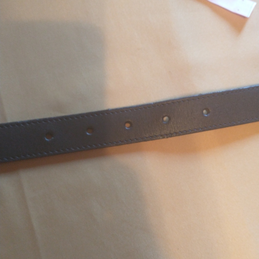 Vintage Black Leather Motorcycle Belt with Silver And Beaded Accents - 28 Inch - Picture 13 of 13